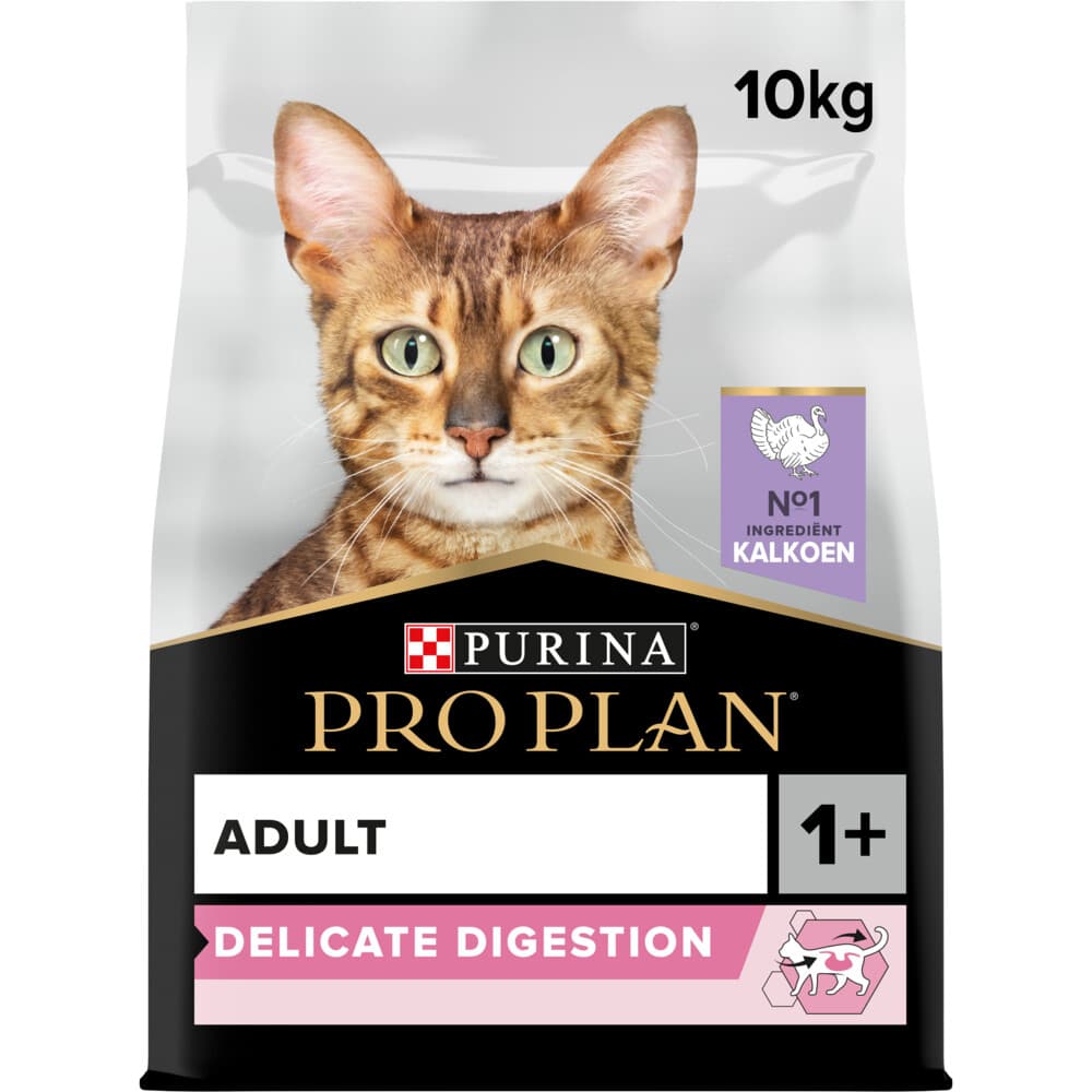Pro Plan Kattenvoer Droog Adult Delicate Digestion Kalkoen 10 kg