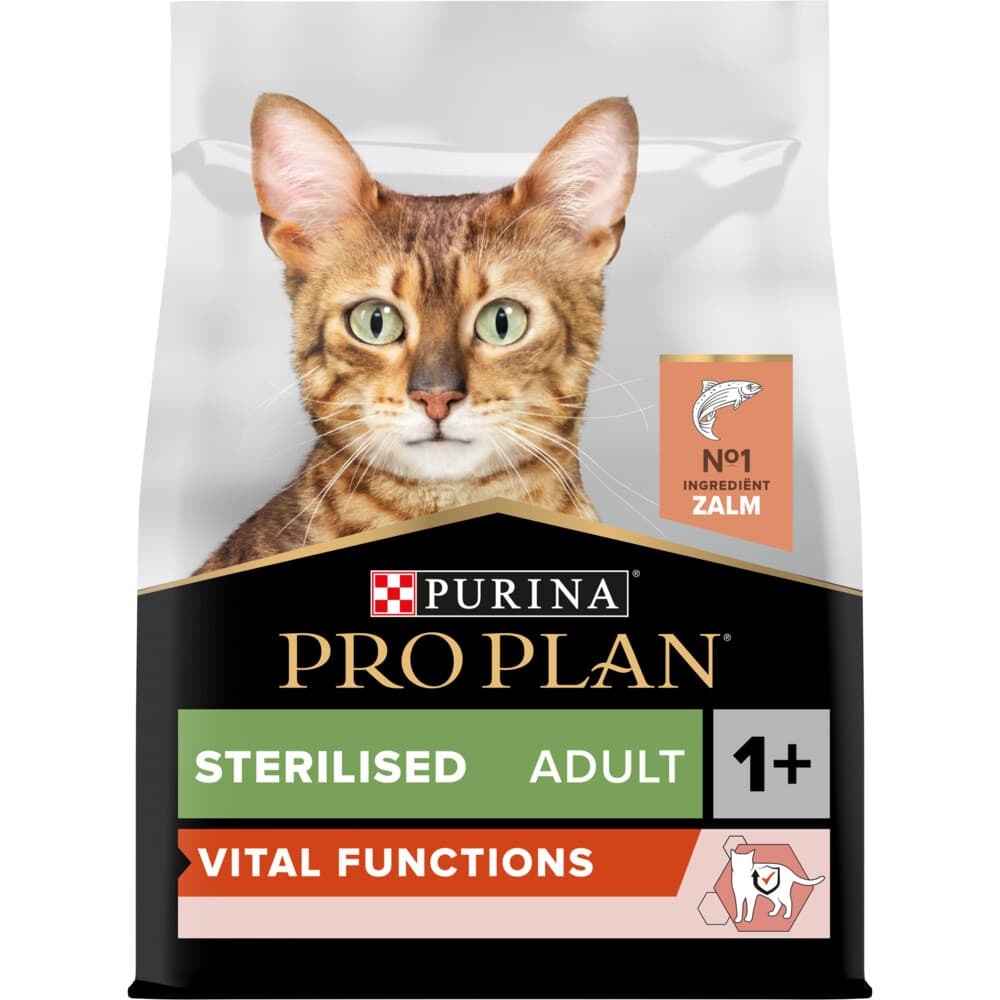 Pro Plan Kattenvoer Droog Adult Sterilised Vital Functions Zalm 10 kg