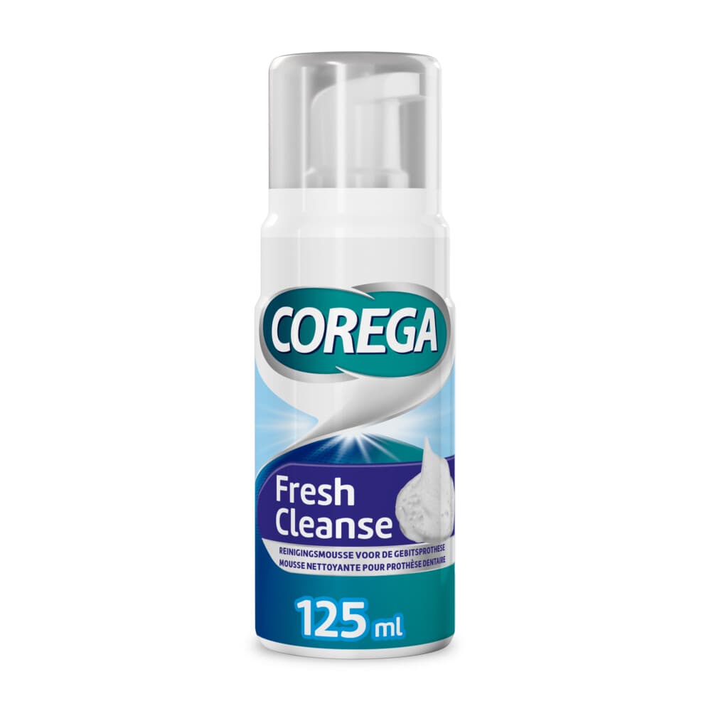 12x Corega Fresh Cleanse Mousse 125 ml
