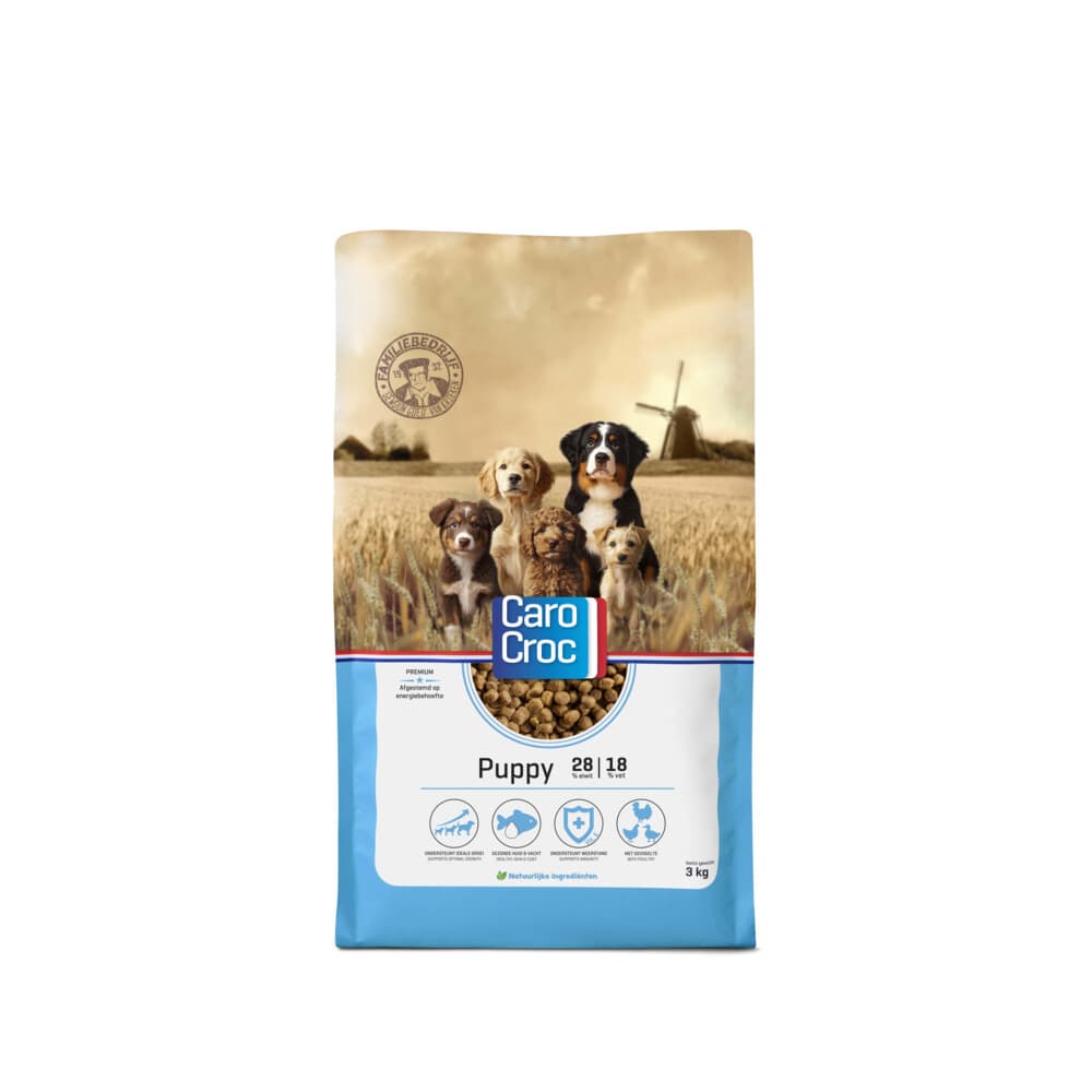 CaroCroc Hondenvoer Droog Puppy 3 kg