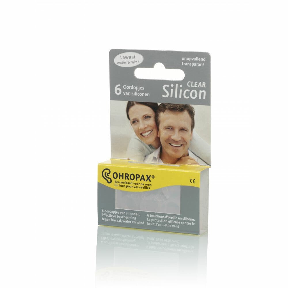 Ohropax ClearSilicon 6 stuks