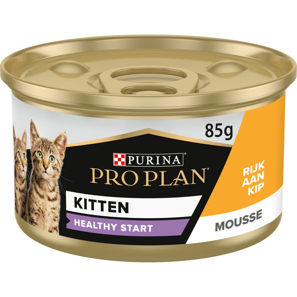 Pro Plan Kattenvoer Nat Mousse Kitten Kip 85 gr