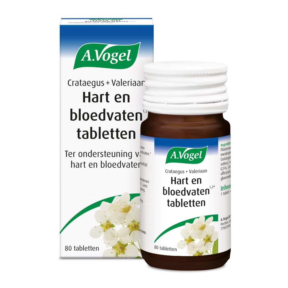 Gratis Verzending: A.Vogel Crataegus Hart en bloedvaten 80 tabletten