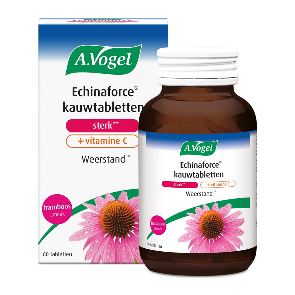 Gratis Verzending: A.Vogel Echinaforce Sterk + Vitamine C 60 kauwtabletten