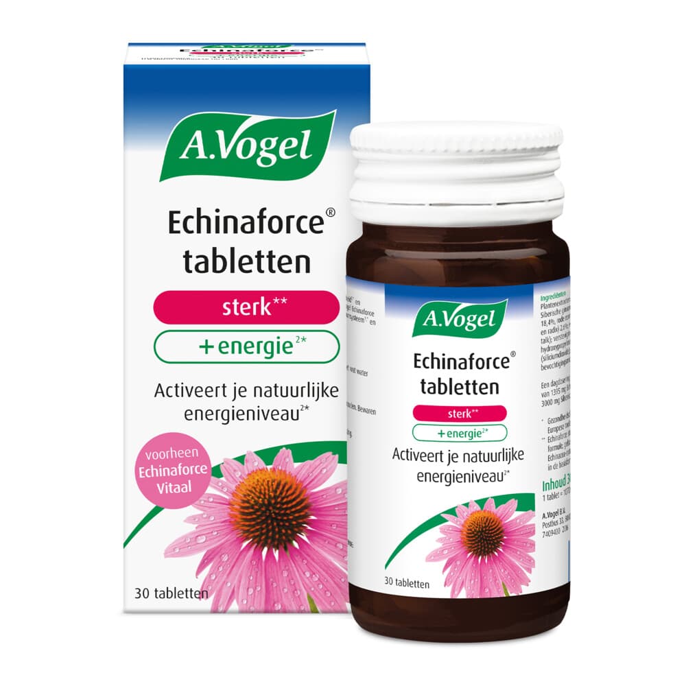 Gratis Verzending: A.Vogel Echinaforce Sterk + Energie 30 tabletten