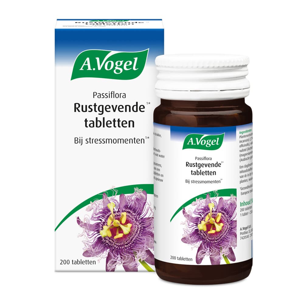 Gratis Verzending: A.Vogel Passiflora Rustgevend 200 tabletten