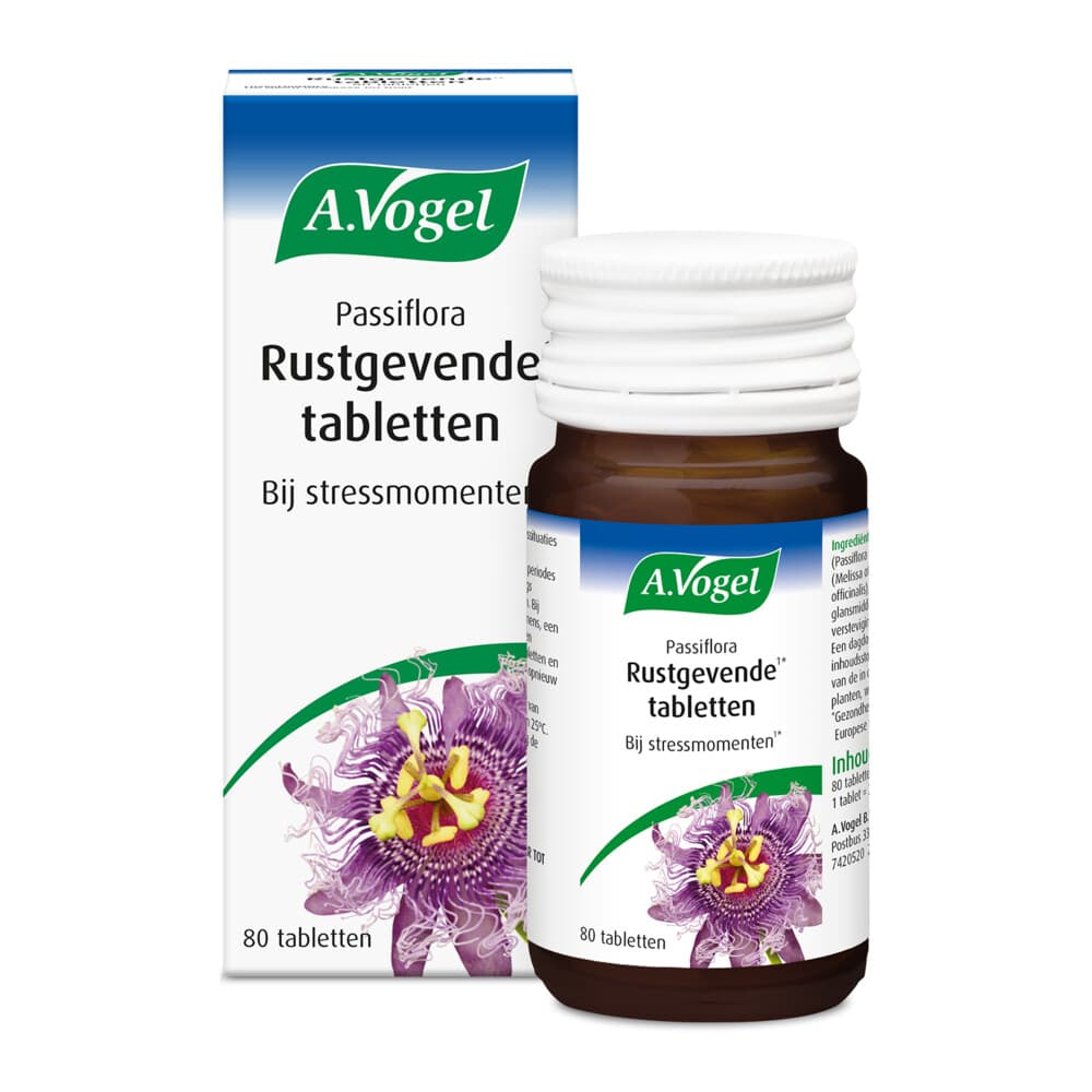 Gratis Verzending: A.Vogel Passiflora Rustgevend 80 tabletten