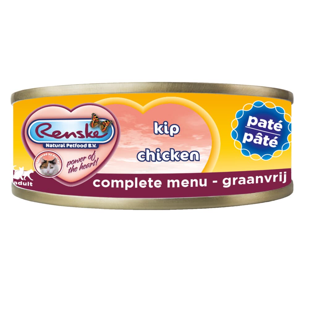 Renske Paté Kattenvoer Nat Kip 70 gr