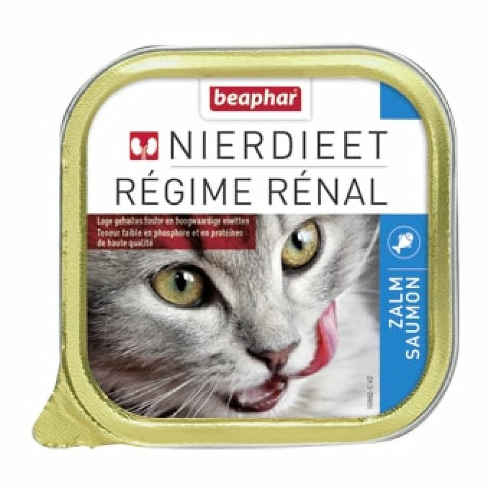 Beaphar Nierdieet Kattenvoer Nat Zalm 100 gr