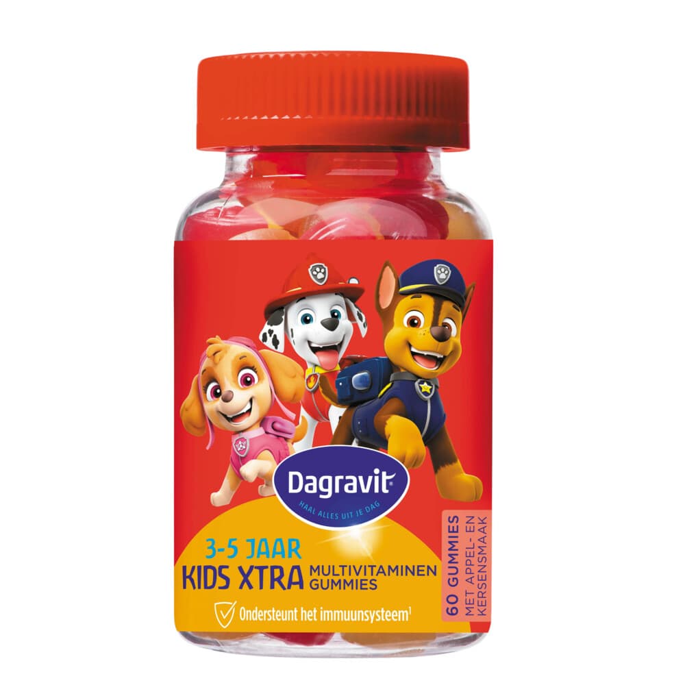 Gratis Verzending: 2x Dagravit Multivitamine Gummie Paw Patrol 60 gummies