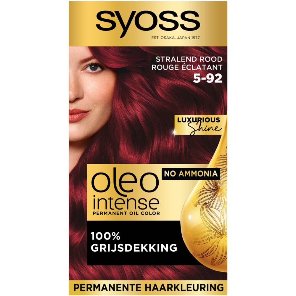 Syoss Oleo Intense Haarverf 5-92 Stralend Rood