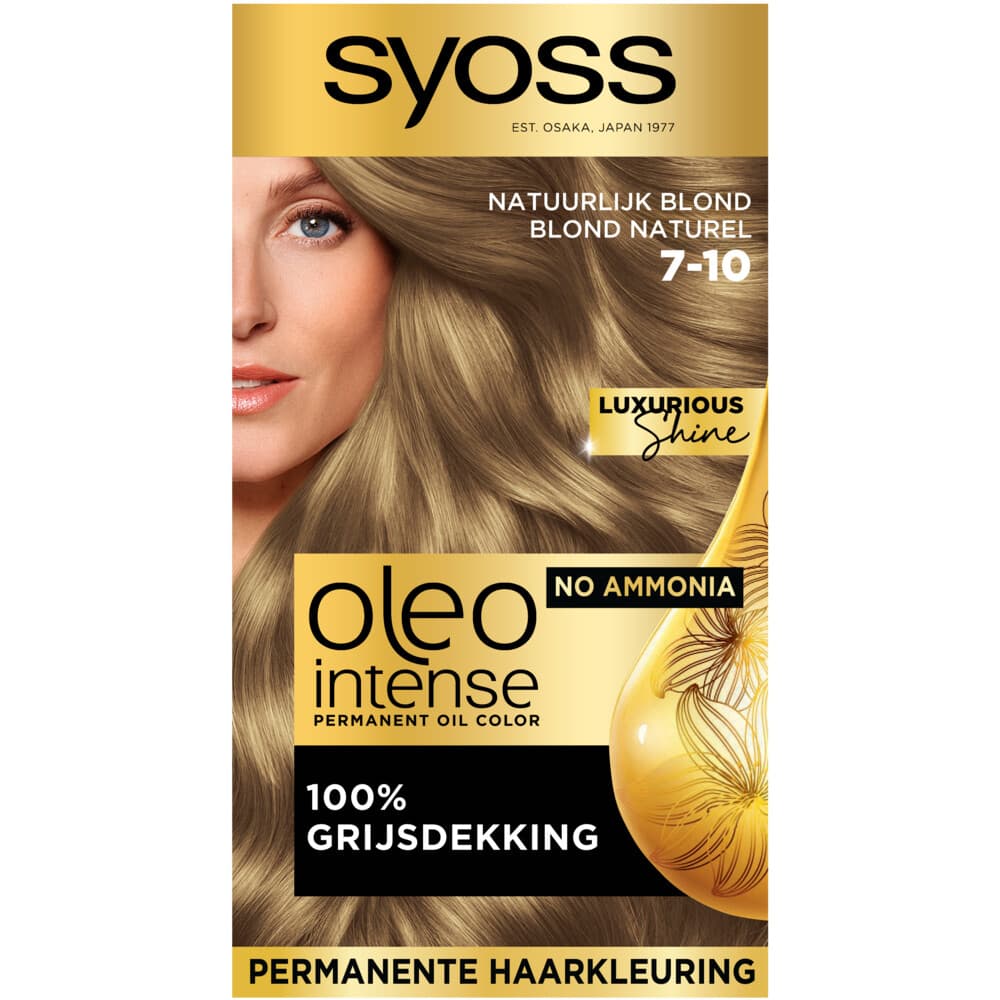 Syoss Oleo Intense Haarverf 7-10 Natuurlijk Blond