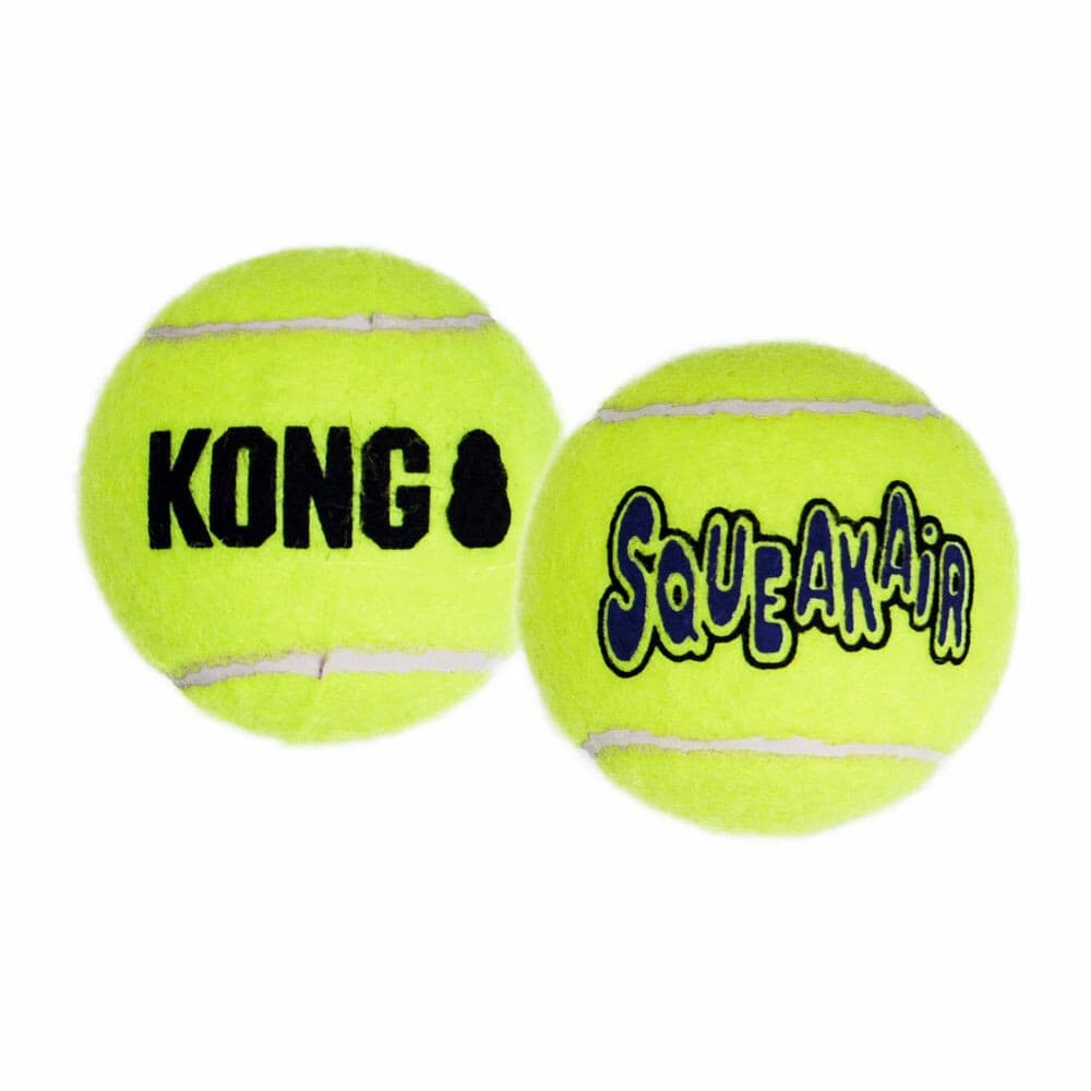 2e halve prijs: Kong Squeakair Tennisbal Multipack S 3 stuks