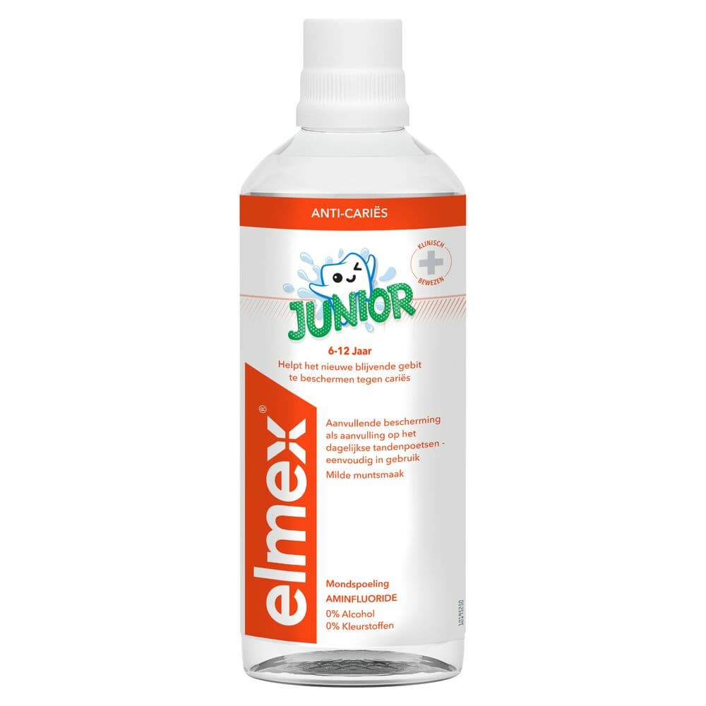 Elmex Mondspoeling Junior (5-12 Jaar) 400 ml