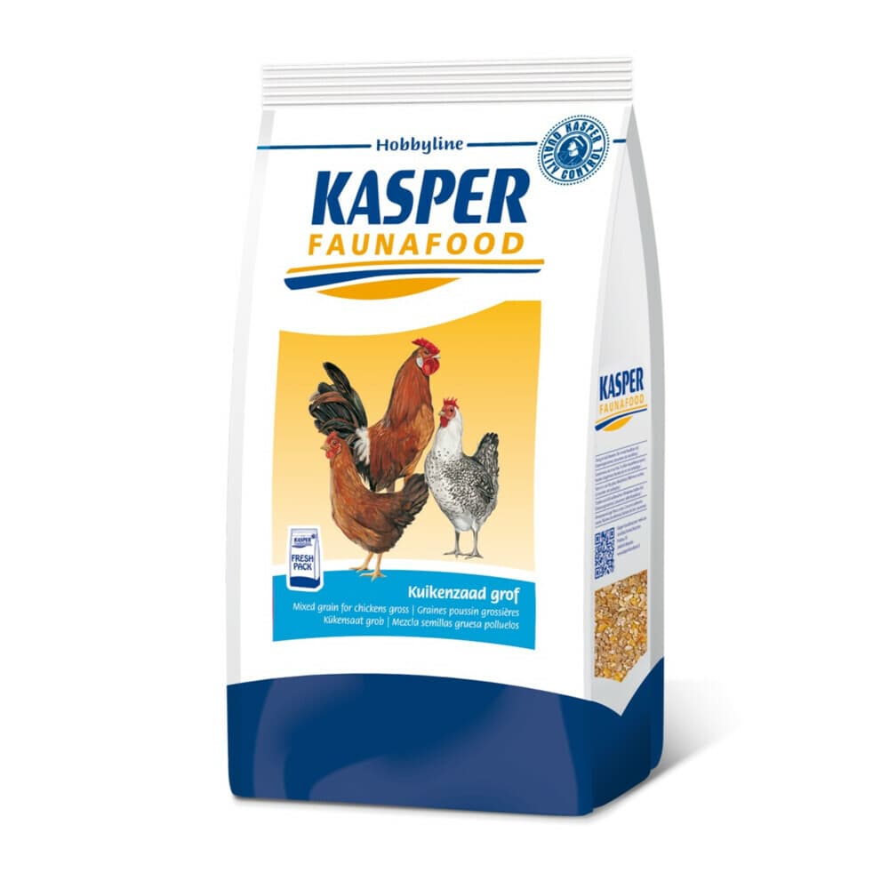 3x Kasper Faunafood Kuikenzaad Grof 4 kg