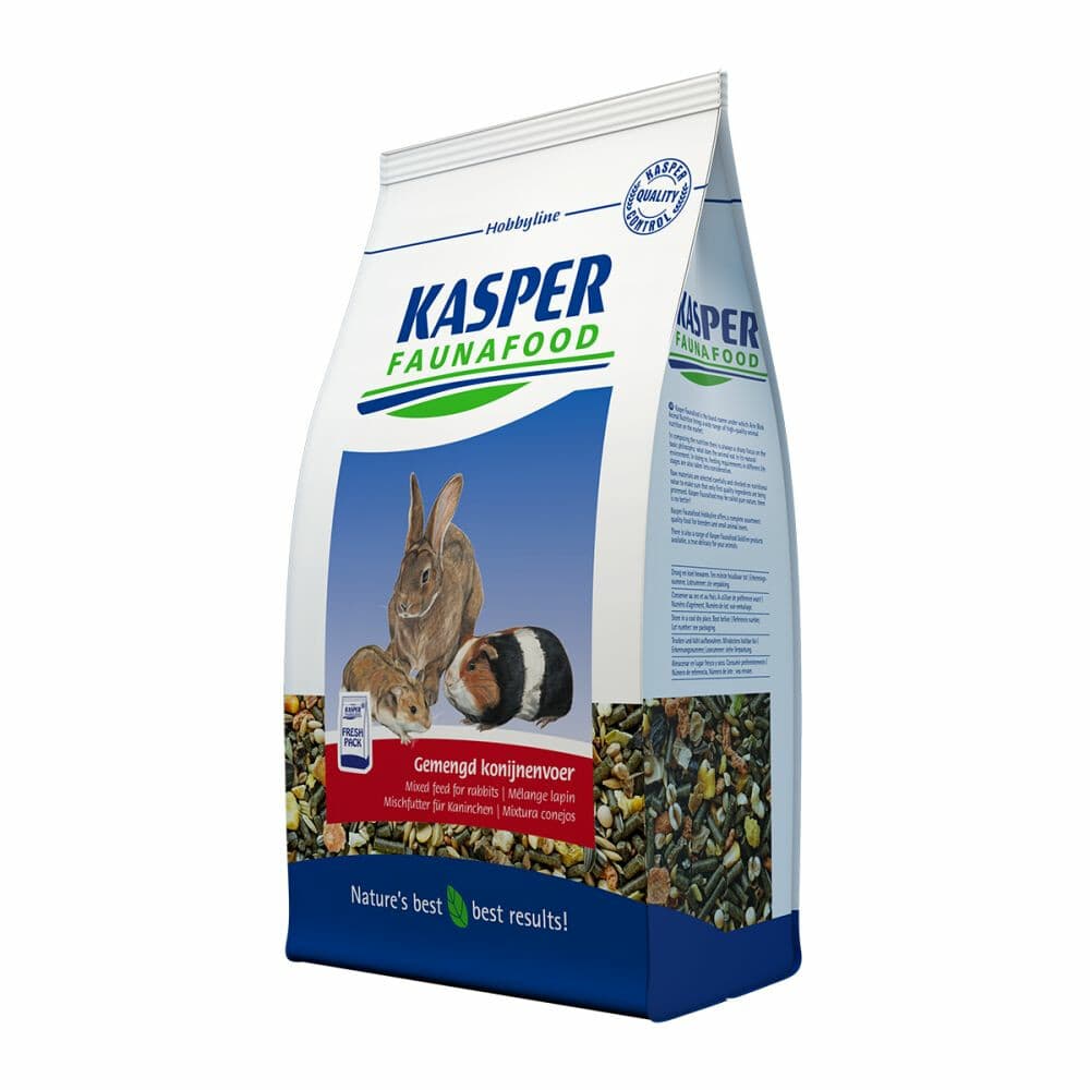 3x Kasper Faunafood Konijnenvoer Gemengd 3,5 kg