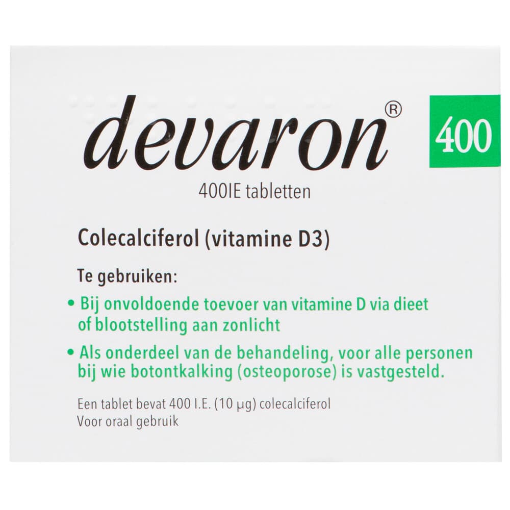 Devaron Vitamine D 400IE 90 tabletten