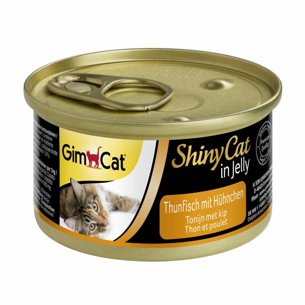GimCat ShinyCat in Jelly Tonijn&Kip 70 gr