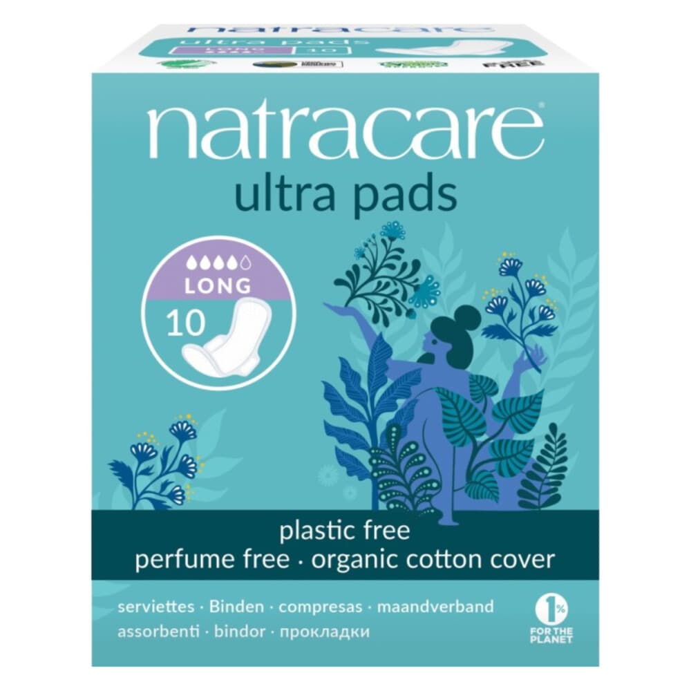 Natracare Maandverband Ultra Pads Long 10 stuks