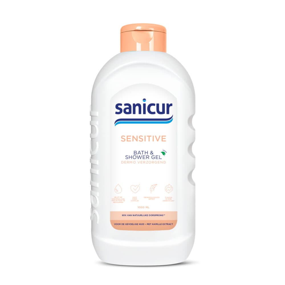 Sanicur Bad en Douchegel Sensitive 1000 ml
