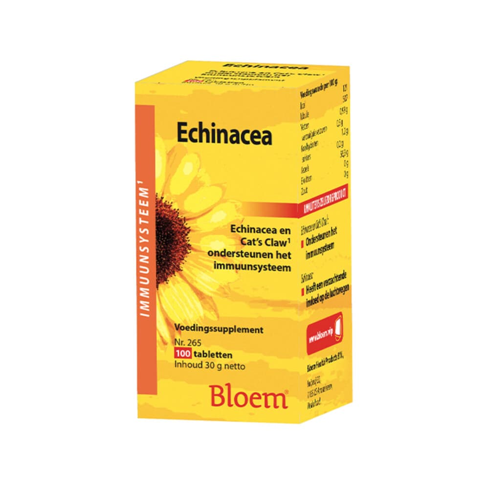 Gratis Verzending: Bloem Echinacea 100 tabletten