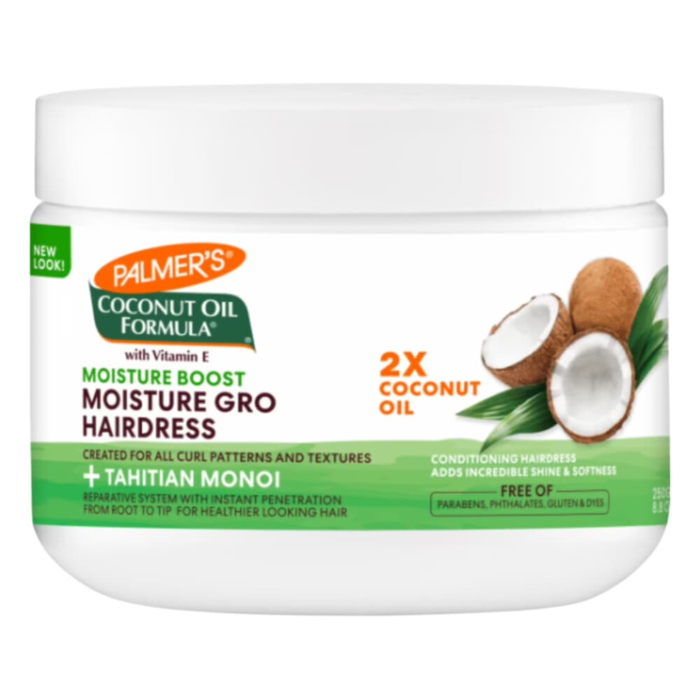 3x Palmers Moisture Gro Haarbalsem Coconut Oil Formula 250 gr