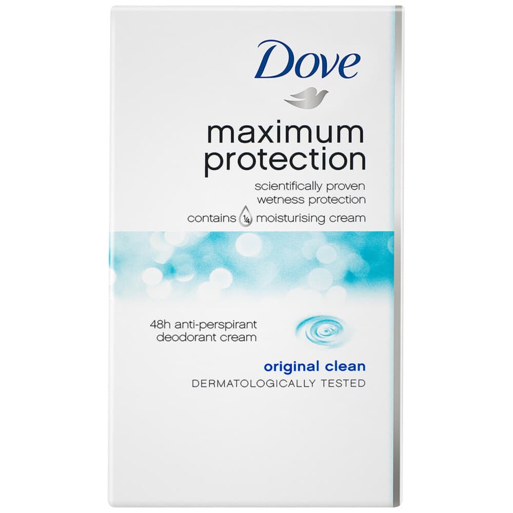 2+1 gratis: Dove Deodorant Stick Maximum Protection Original 45 ml