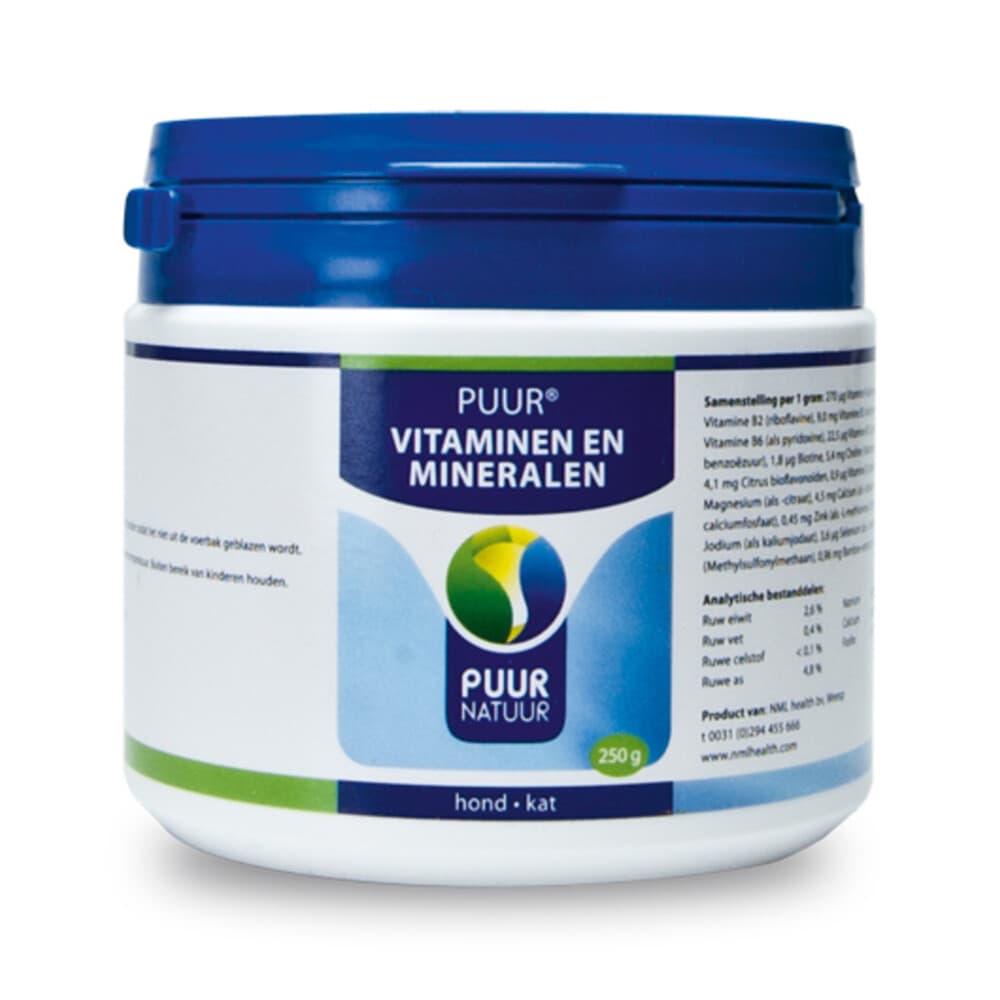 PUUR Vita-min Hond - Kat 250 gr