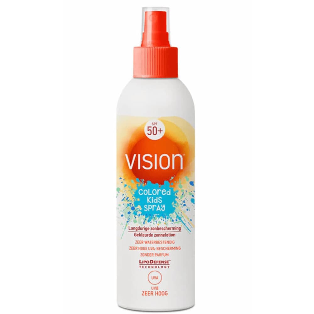 2x Vision Zonnebrand Kids Spray SPF 50 180 ml