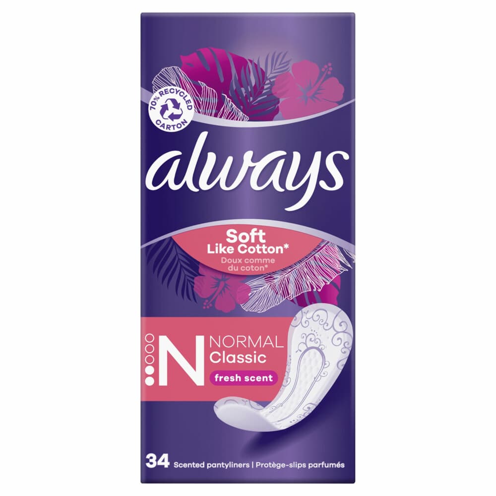 Always Inlegkruisjes DailyFresh Normal 34 stuks