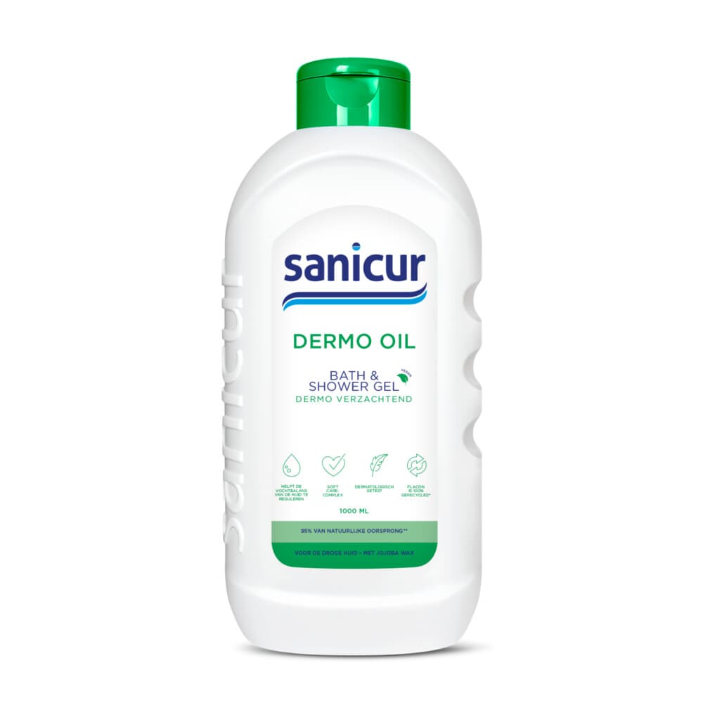 Sanicur Bad en Douchegel Dermo Oil 1000 ml