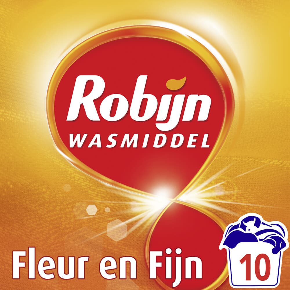 2+1 gratis: Robijn Waspoeder Fleur&Fijn 10 Wasbeurten 550 gr