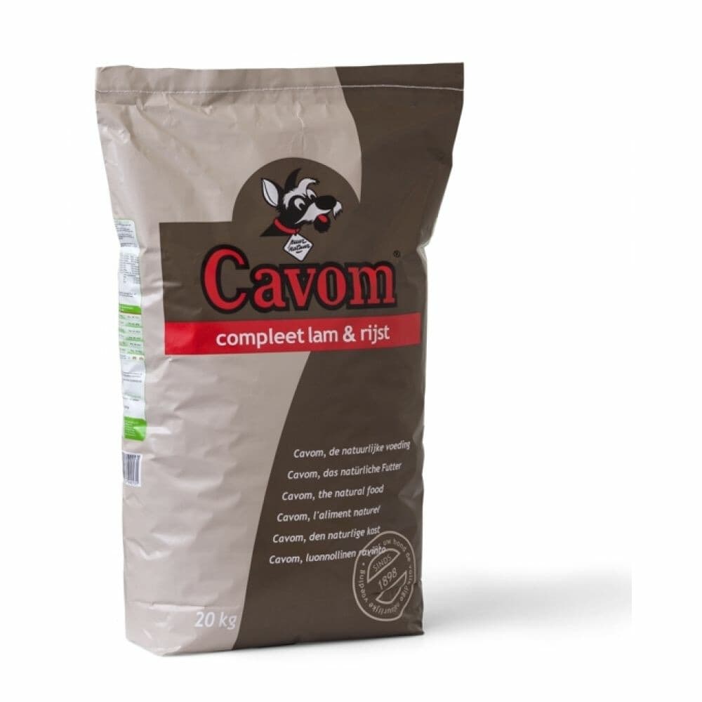 Cavom Hondenvoer Droog Compleet Lam - Rijst 20 kg