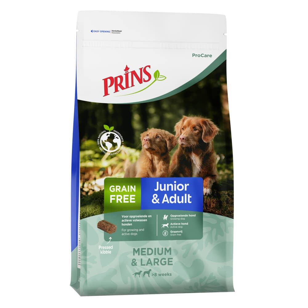 Prins ProCare Grainfree Junior&Adult Hondenvoer 12 kg