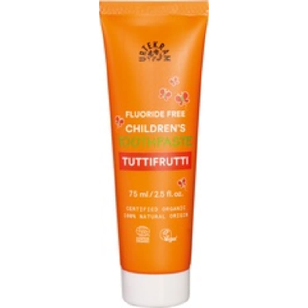 3x Urtekram Kinder tandpasta Tuttifrutti 75 ml