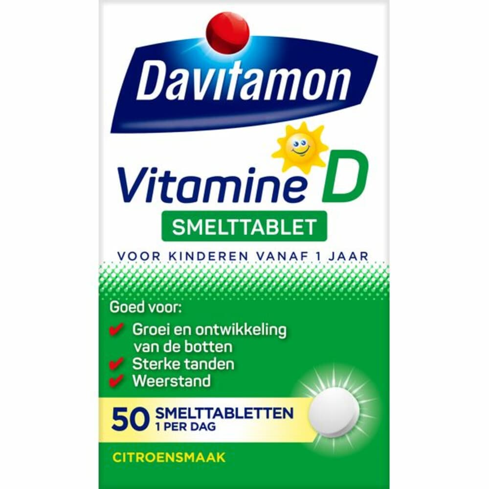 Gratis Verzending: Davitamon Vitamine D Kind 50 smelttabletten