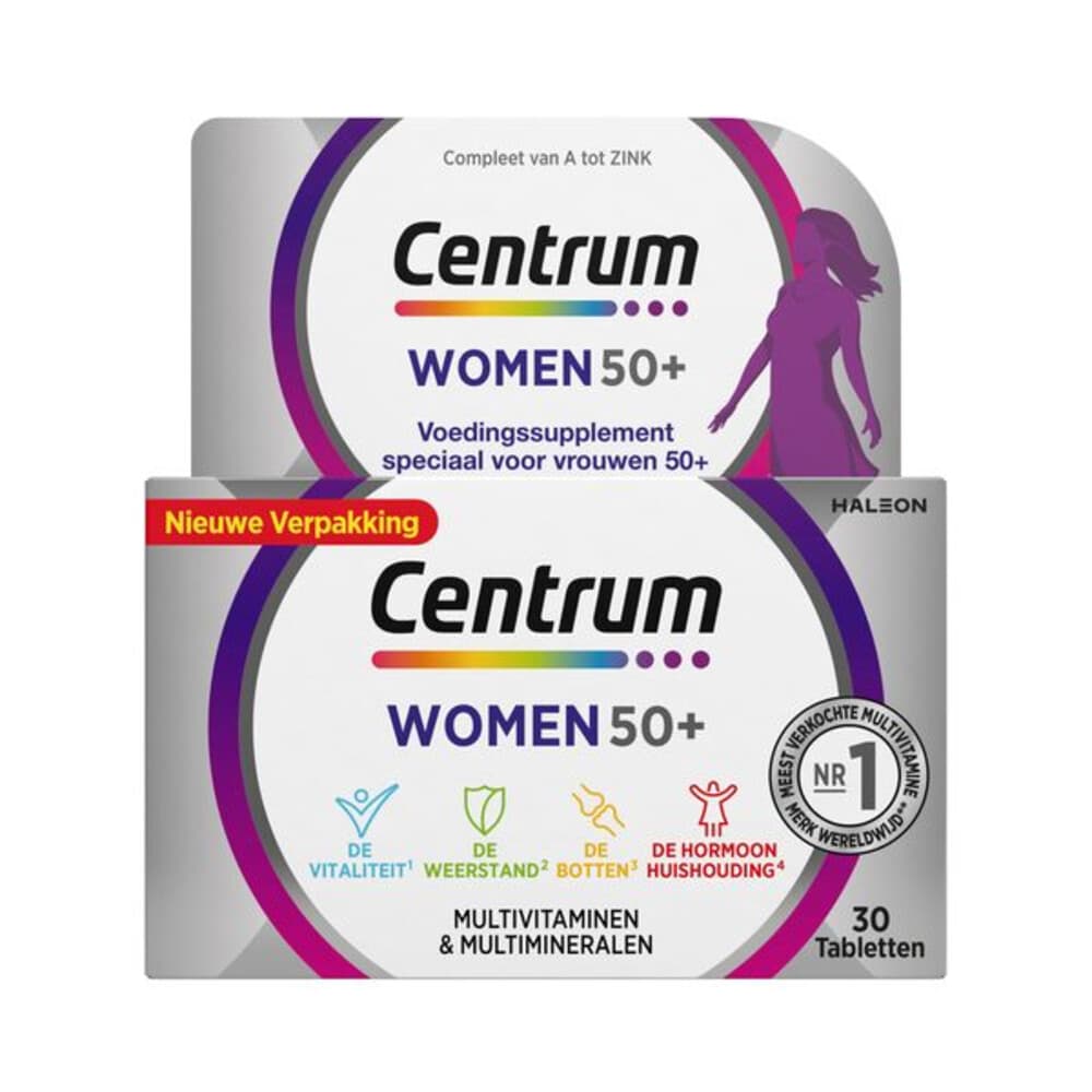 Gratis Verzending: Centrum Woman 50+ Multivitaminen 30 tabletten