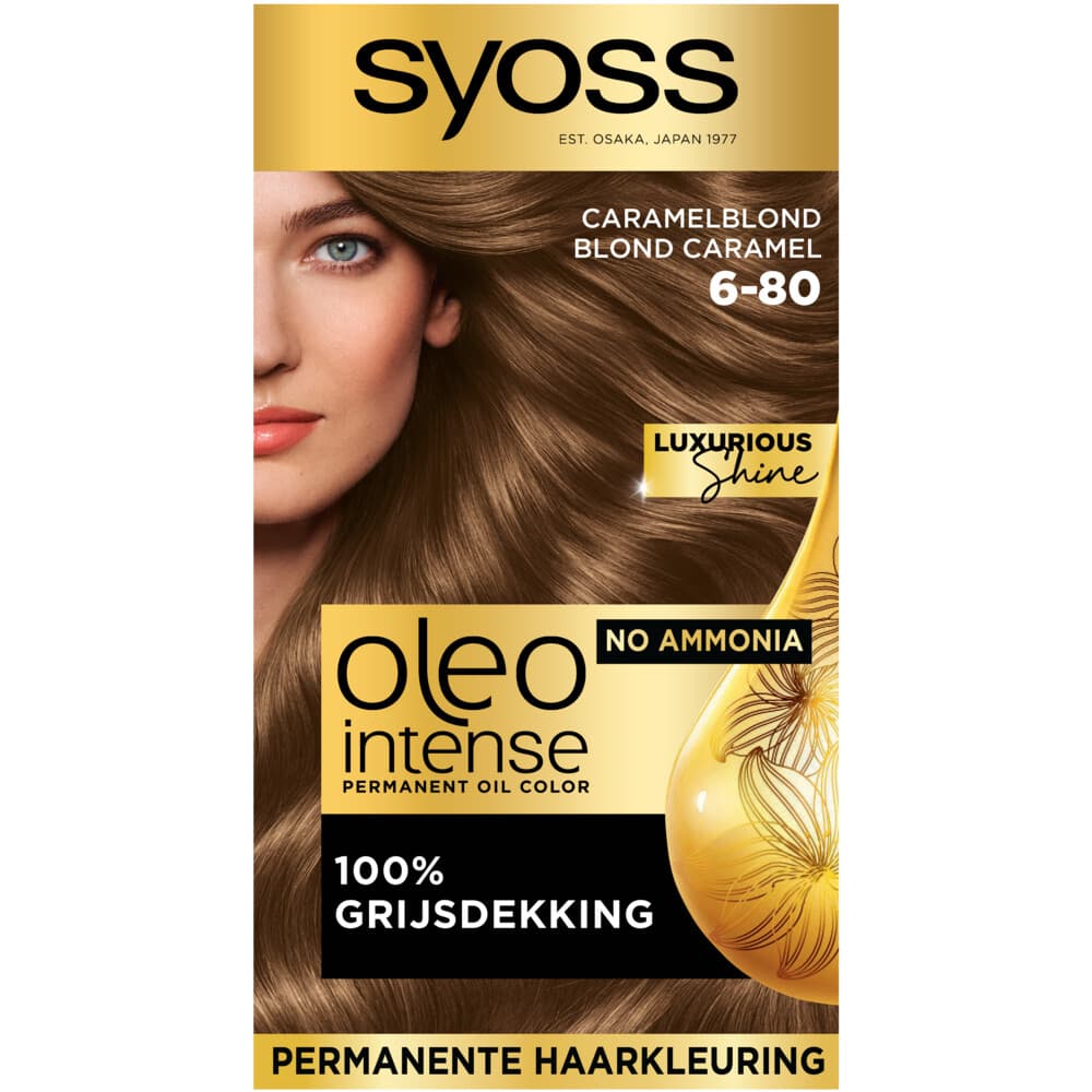 Syoss Oleo Intense Haarverf 6-80 Caramel Blond