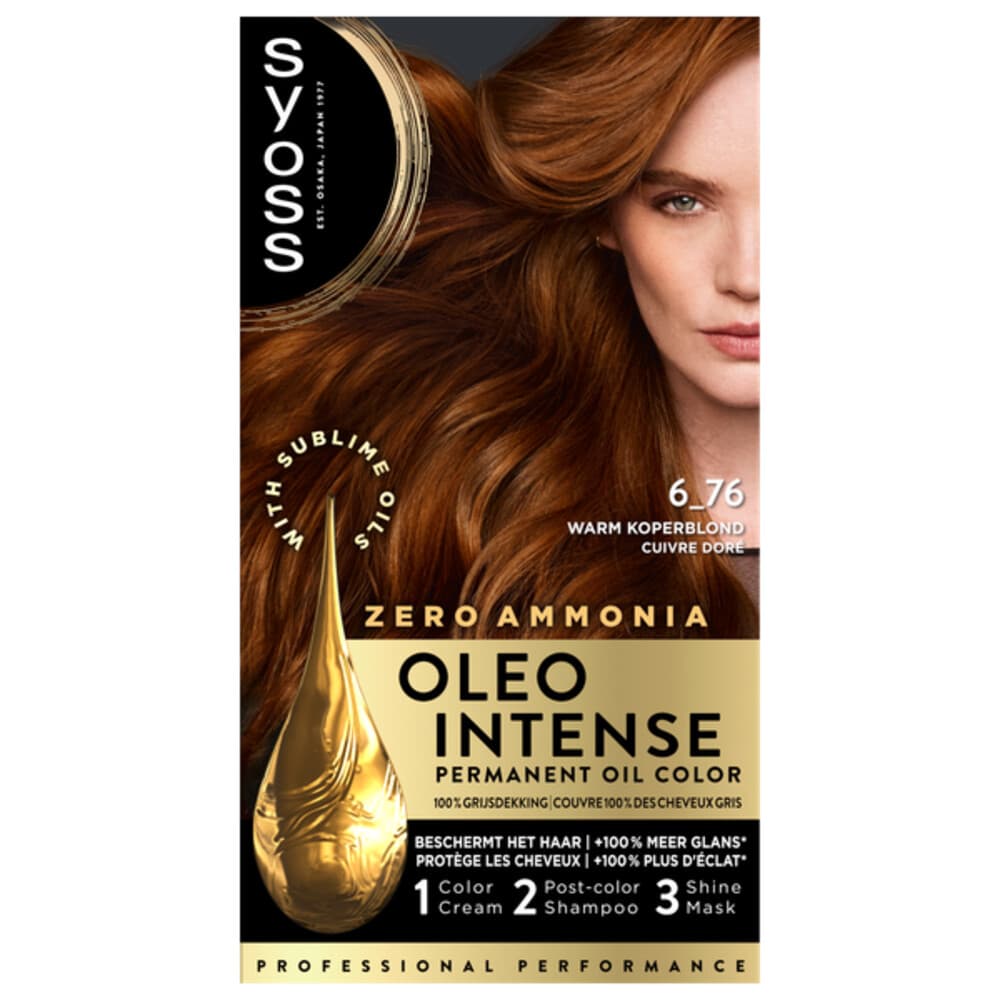 Syoss Oleo Intense Haarverf 6-76 Warm Koperblond