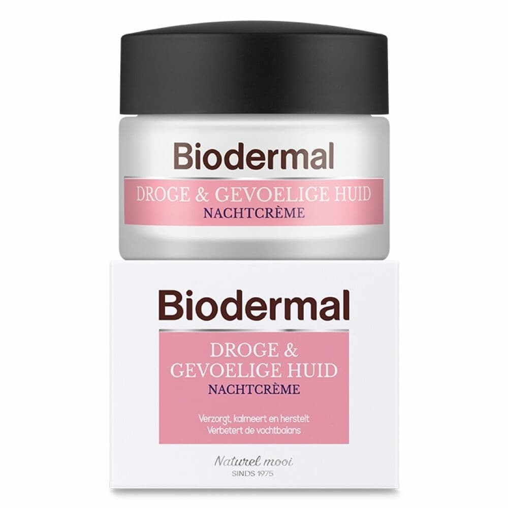 Biodermal Nachtcrème Gevoelige Huid 50 ml