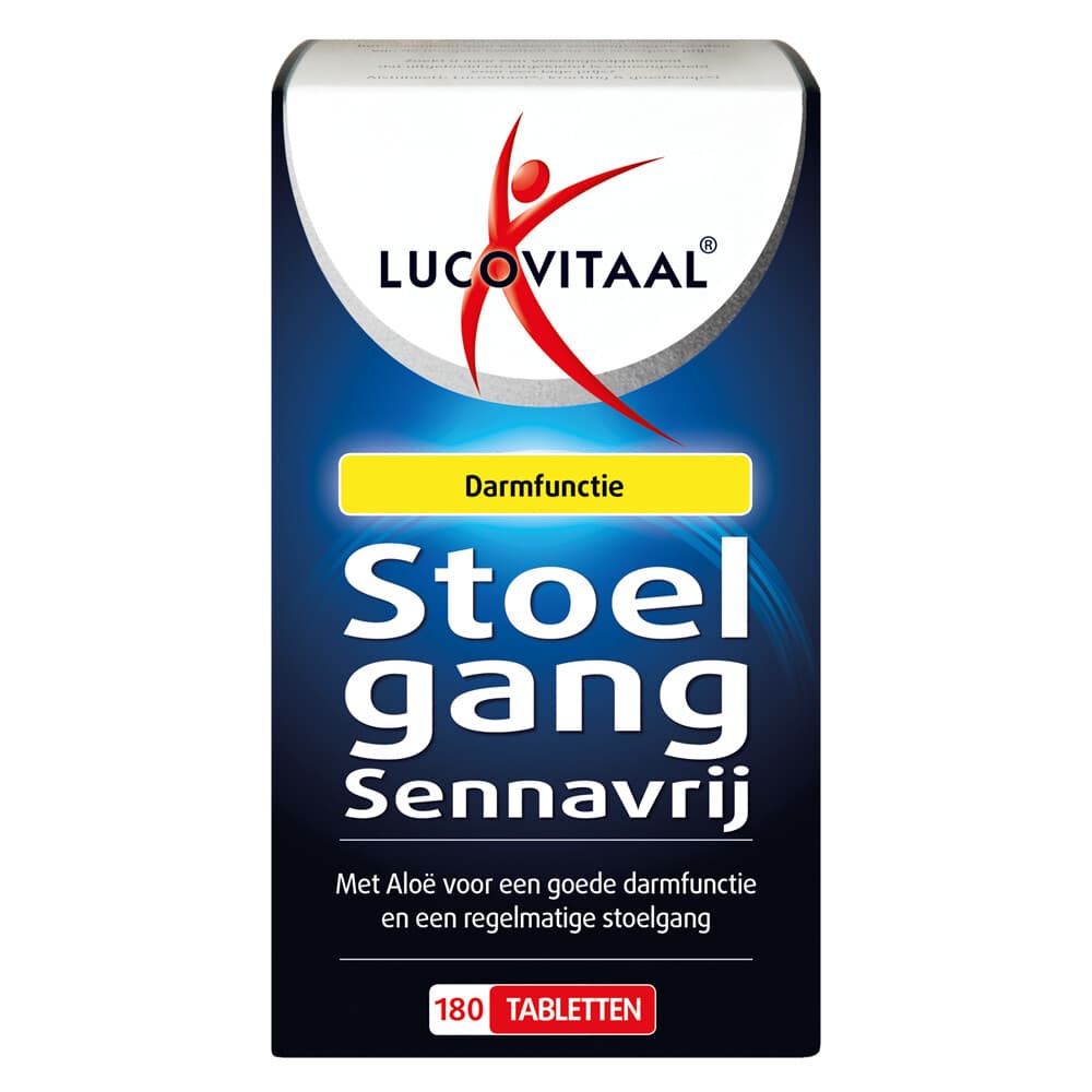 2+2 gratis: Lucovitaal Stoelgang Sennavrij 180 tabletten
