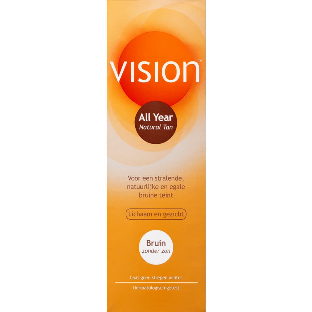 2x Vision All Year Natural Tan 150 ml
