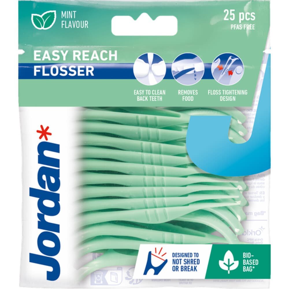 3x Jordan Flosser Easy Reach 25 stuks