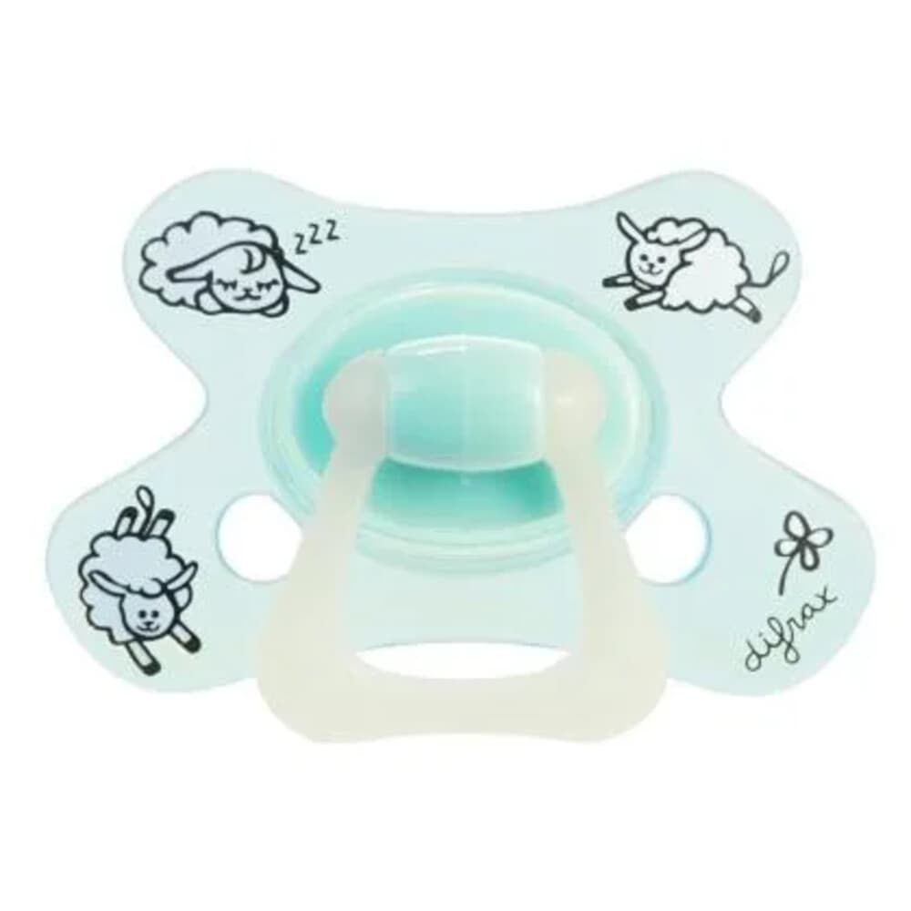 Difrax Fopspeen Natural 12+ mnd Glow In The Dark