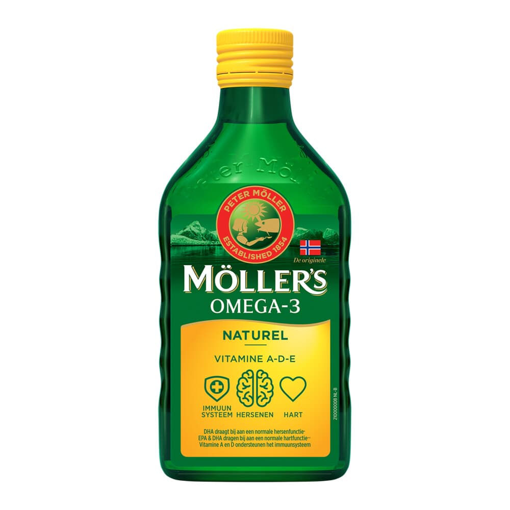 Gratis Verzending: 2x Mollers Omega-3 Naturel 250 ml