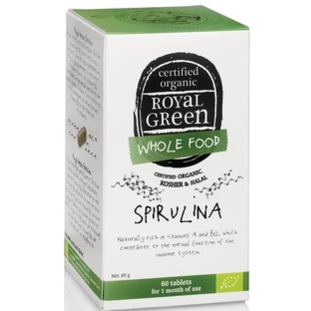 Gratis Verzending: Royal Green Superfood Spirulina 60 tabletten