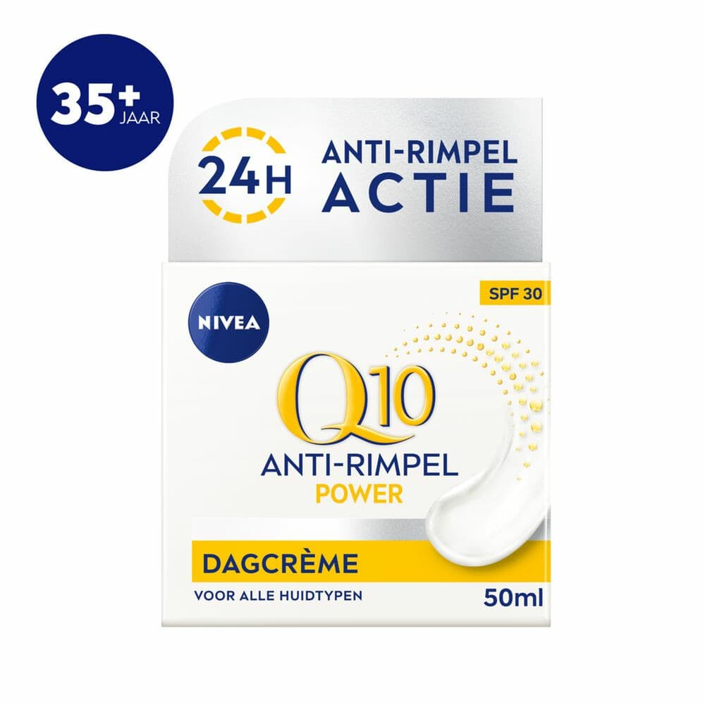 1+1 gratis: NIVEA Q10 Dagcrème Anti-Rimpel Power SPF 30 50 ml