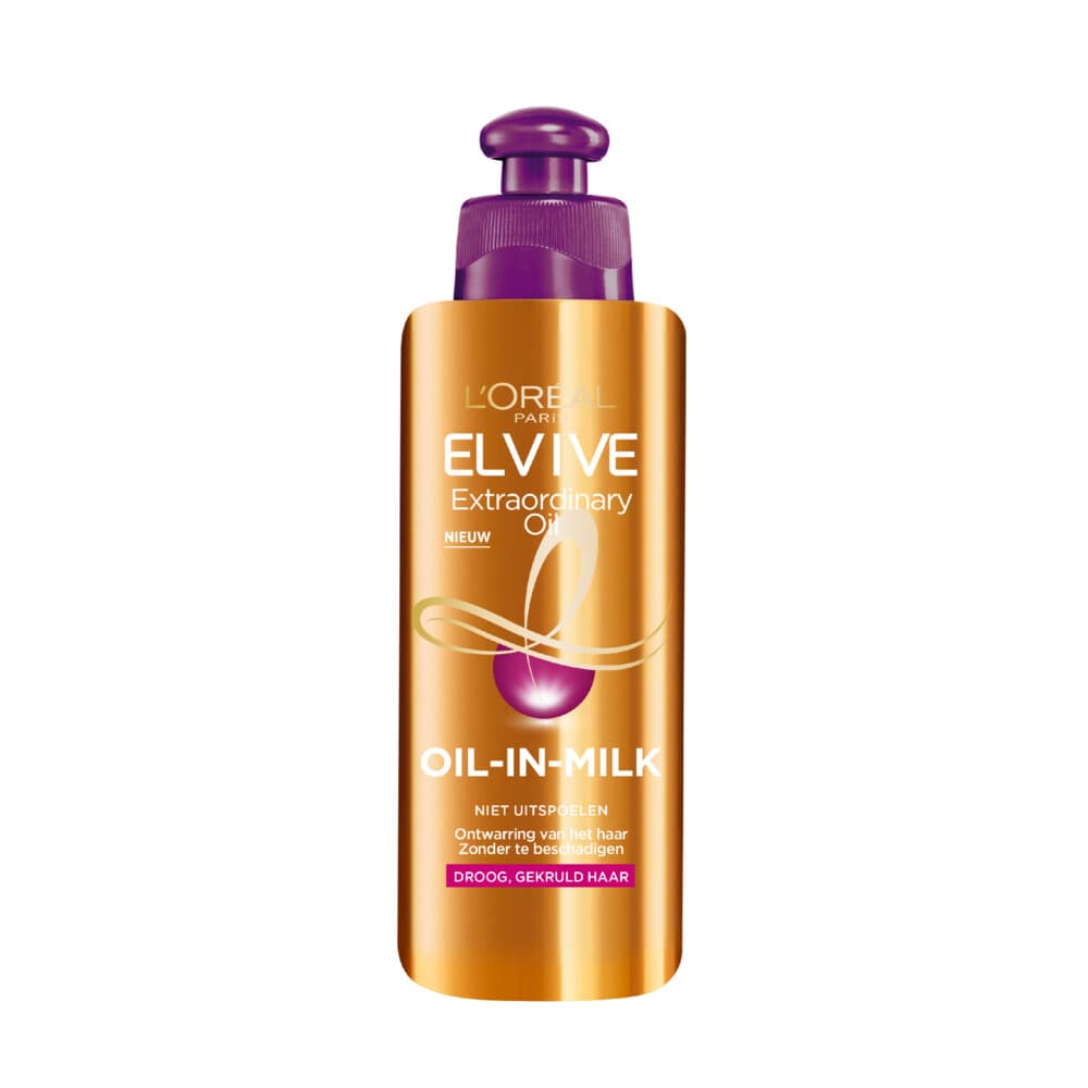 1+1 gratis: L'Oréal Elvive Extraordinary Oil Krulverzorging Oil-In-Milk 200 ml