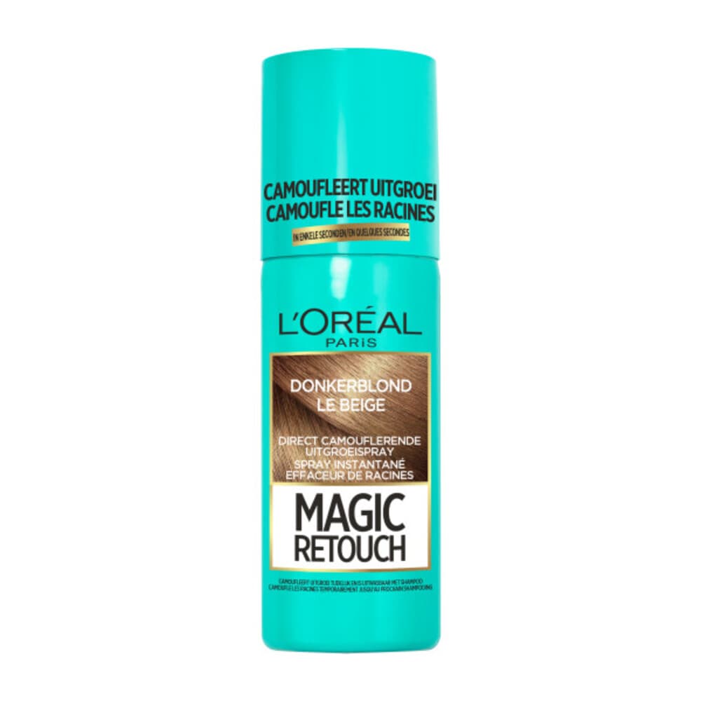 3x L'Oréal Magic Retouch Uitgroeispray Donkerblond 75 ml
