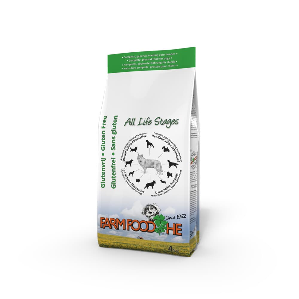 4x Farm Food HE Glutenvrij 4 kg